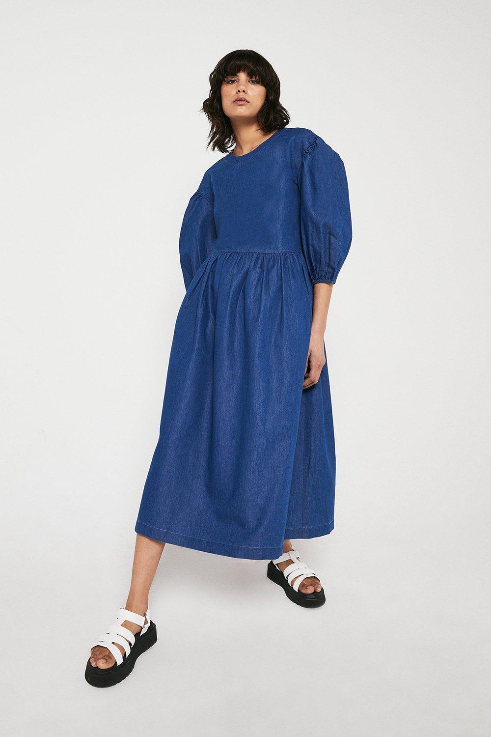 Warehouse on sale chambray dress